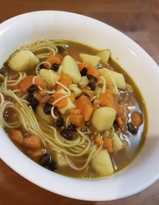 vegan-food-adelaide-black-bean rice-noodle-stew