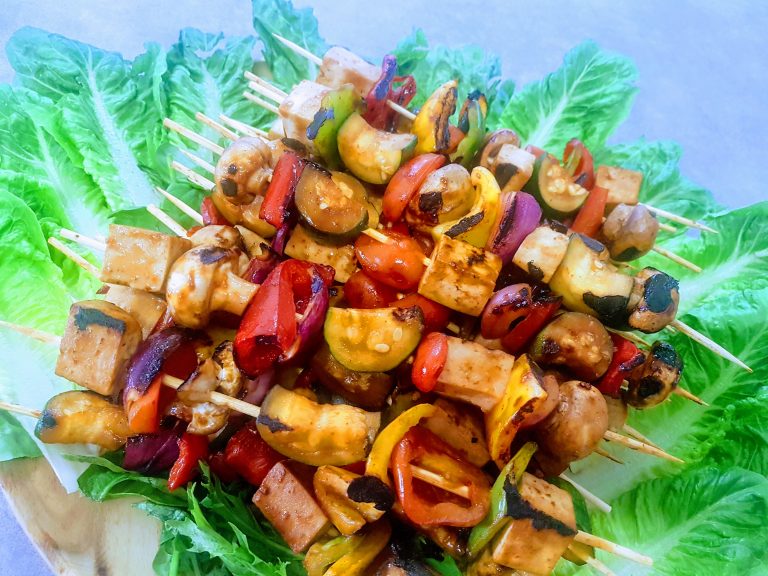 Tofu Veg Kabobs (GF)