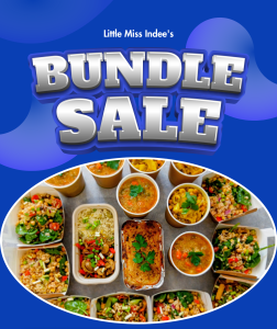Blue and White Modern Bundle Sale Poster
