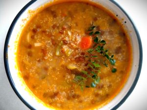 Quinoa Lentil Veg Soup