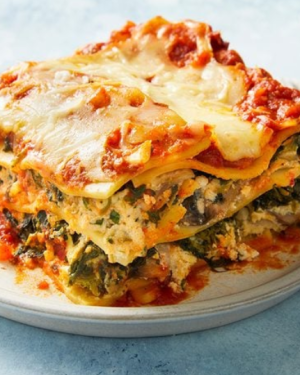 Tofu 'Ricotta' and Veg Lasagna (GF)